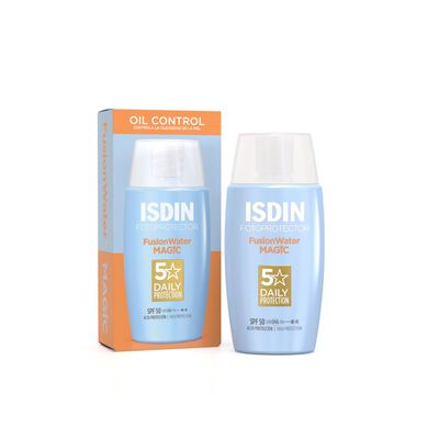 FOTOPROTECTOR ISDIN 50 FUSION WATER (PROTECTOR SOLAR FACIAL DE BASE ACUOSA)